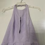NWOT Keepsake the label keyhole lavender purple mini flare backless dress XS Purple Photo 3