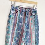 Wrangler Vintage Aztec Southwestern RARE Print Denim Jean Photo 3
