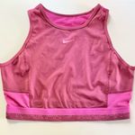 Nike Pro Dri-fit Pink Tank Crop Top US Medium Photo 0