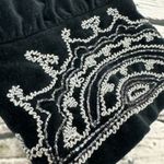 Snak Women's 100% Cotton Outer Embroidered‎ Velvet Long Sleeve Jacket [Size 10] Black Photo 3