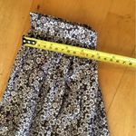 Universal Threads Universal Thread Brown Floral, 100% Cotton, Puffy Sleeve Shirt, Size M Photo 10