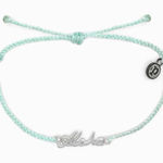 Pura Vida ALOHA SCRIPT CHARM BRACELET | PURA‎ VIDA Photo 0