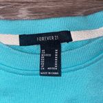 Forever 21 Blue Cropped Sweater by  Photo 1