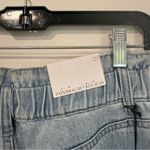 We Wore What  Paper Bag Buckle Jean in Indigo Rigid Denim 29 Photo 5