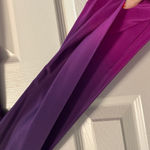 JayGodfrey Purple and Pink Ombre V Neck Open Arm Silk Blouse Size 2 Photo 2