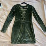 NBD Velvet green cocktail dress Photo 2