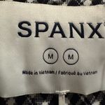 Spanx Ponte Lady Blazer Jacket Stretch Jacquard Black Plaid Size Medium Photo 5