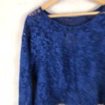 Sequin Hearts Long Sleeve Lace Party cocktail Top NWT Plus Size 13 Photo 4