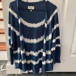 American Eagle  Outfitters Navy and Cream Cardigan Photo 1