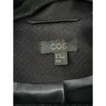 COS  Women's Blue Wool Blended Button Front Biker Jacket Size 10 Photo 5