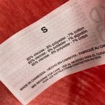 Jessica Simpson NEW Short Sleeve V Neck T Shirt Peachy Coral Size Small Relaxed Photo 3