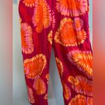 Farm Rio  Anthropologie linen blend Tie Back Cut out Jumpsuit size Medium Photo 5