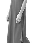Pact Softspun Gray Tank Dress Midi Dress XS Organic Cotton Side Slits Casual Photo 1