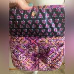 Vera Bradley Iconic Triple Zip Hipster Crossbody Purse Raspberry Medallion. Photo 5