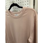 Nordstrom Sweatshirt Dress Blush Pink Crew Neck Long Sleeve Pullover Size M Photo 3