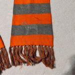 PINK - Victoria's Secret Victoria's Secret Winter Angel Scarf PINK Signature Stripe Orange/Gray Photo 3