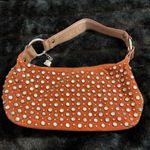 Kathy Van Zeeland  Bohemian Style Suede Shoulder Bag studded beads Photo 0