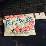 Vintage 90s Far Away Tropical Tie Dye Fish Maxi Dress & Top Set Size Large Beach Photo 7