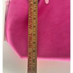 Juicy Couture  Pink Suede Tote Bag Velvet Handbag NEW 17"X10" Photo 8