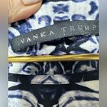 Ivanka Trump Navy Black White Sheath Dress Medium EUC Photo 10