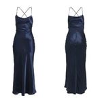 Bardot Estelle Satin Maxi Dress Size 10/L Sleeveless Formal Party Bridal Classic Photo 2