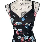 Active USA black flower maxi romper jumpsuit medium Photo 1