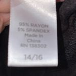 Avenue VIP Knit Black Blouse With Animal Print Photo 6