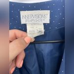 Innervisions by shipnshore size 10 blue‎ and white polka dots skirt set Blue Photo 1