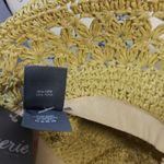 Aerie  Paper Neutral Straw Floppy Sun Hat Beachy Boho Size OS Photo 4