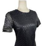 Diane Von Furstenberg  Black Lace Shimmer Cindy Cocktail Dress Evening Mini 6 Photo 9