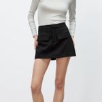 ZARA nwt ribbed white turtleneck fitted sweater top Photo 7