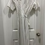 Alexis  White Stripe Vivien Wrap Dress Sz S Photo 1