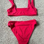 PacSun L.A Hearts Red Cloth High Waisted Bikini  Photo 2