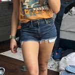 American Eagle Dark wash stretchy Jean shorts Photo 1