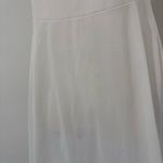 Vintage Sears White Short Slip Dress Lace Sz 34 Photo 3