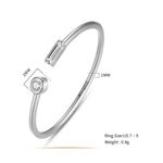 Boutique Dainty 14k Gold Filled Baguette‎ Solitaire Diamond Simulant Ring Photo 8