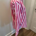 J.Crew  Pink and White Striped Shirt Photo 2