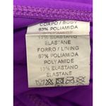 Agua De Coco Puple Square Neck Two Piece Beach Swimsuit Swimwear Bikini Set M Purple Size M Photo 4