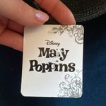 Disney NWT Adult Mary Poppins Black Straw Hat Boater Hat with Cherries Flowers Photo 15