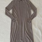 Primark Long Taupe Tan Duster Cardigan Sweater Photo 3