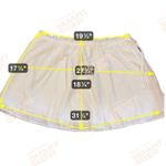 Abound  Womens White Cotton Skirt Elastic Waist Casual Lined‎ 2X Photo 4