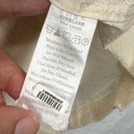 Everlane  Camp Shirt Textured Button Up Short‎ Sleeve Casual Beige Size M Photo 4