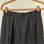 Giorgio Sant’Angelo Vintage Wool Plaid Menswear Trousers Womens Size 10 Gray Photo 6