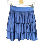 Reiss  Cody Skirt Blue Tiered Size US 2‎ Photo 2