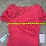 JS Collections  Lace Insert Sheath Midi Dress Camellia Coral 4 Photo 8