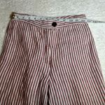36.5 NWOT $ Mara Hoffman Red/White Striped Arlene Cropped Pant Size 2 Photo 2