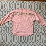 Disney land Resort Peach Spirit Jersey Long Sleeve Rose Gold Spell-out Medium Photo 1