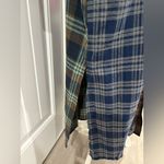 Natural Life 100% Cotton Flannel Esme Plaid Long Maxi Shirt Dress Size XL Photo 6