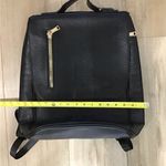 TOTE AND CARRY Black Vegan Alligator Leather Travel Laptop Backpack Photo 6