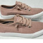 blowfish NEW Malibu Woman's Sneaker Shoes Women’s 8 Mauve Maxine Soft Fabric Tie Photo 1